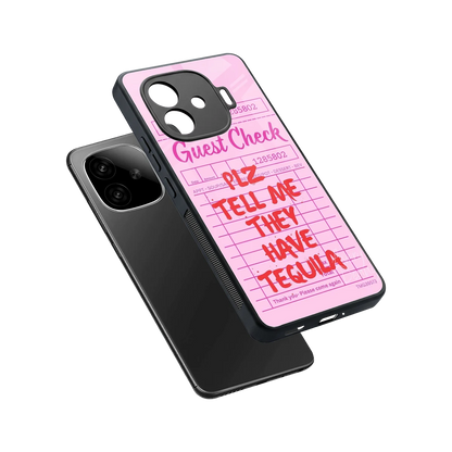 Tequila Hunt sleek iqoo neo 10r 5g cover with tempered glass back and TPU edges