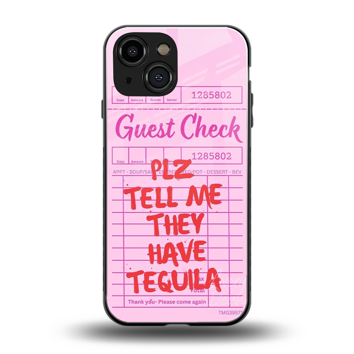 Tequila Hunt back phone cover | glass case for iphone 13 mini