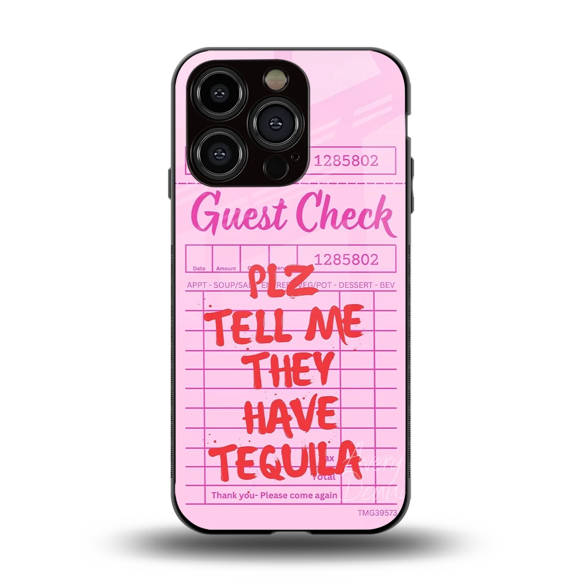 Tequila Hunt back phone cover | glass case for iphone 13 pro
