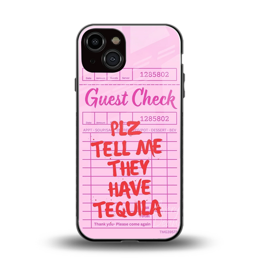 Tequila Hunt back phone cover | glass case for iphone 14