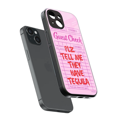 Tequila Hunt sleek iphone 13 cover with tempered glass back and TPU edges