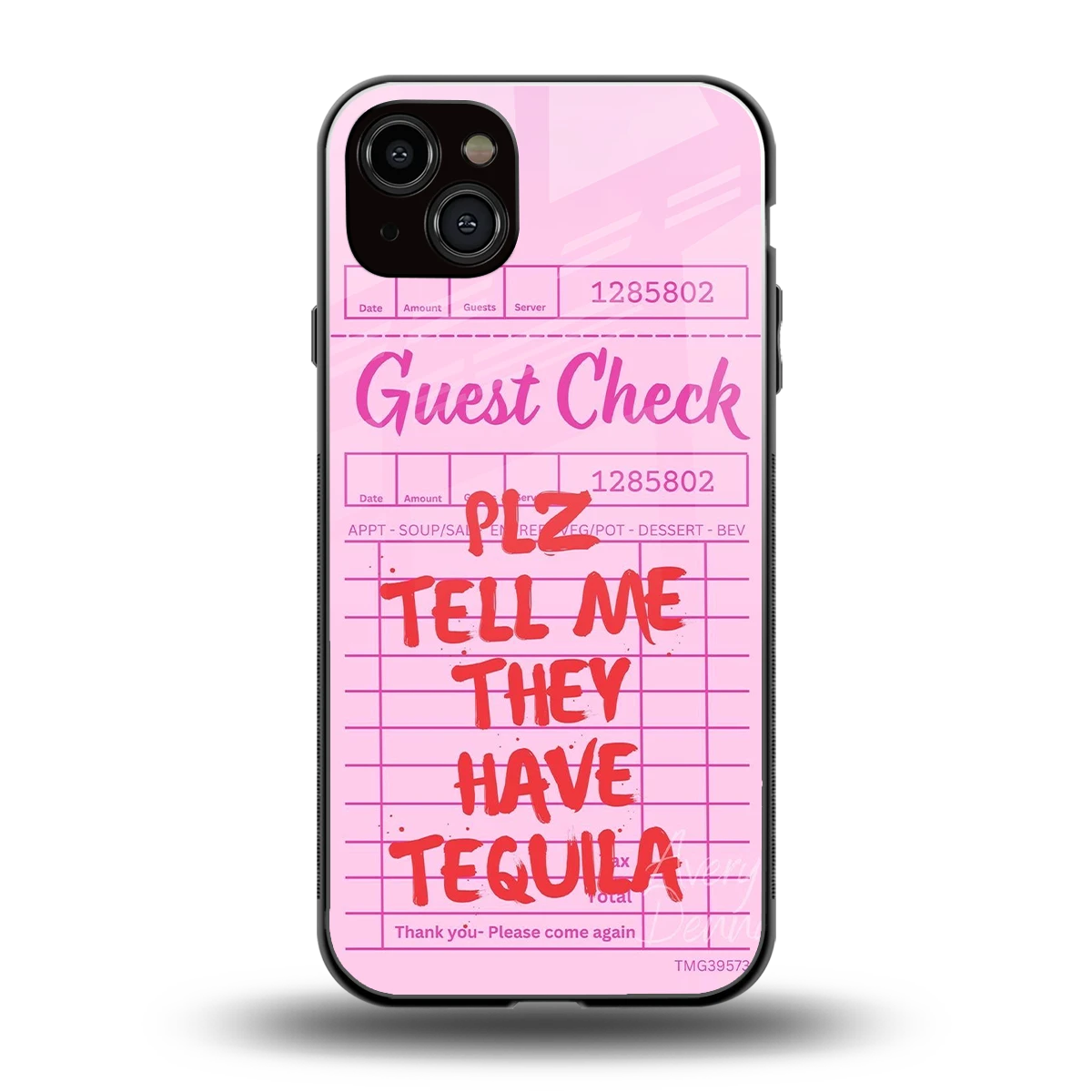 Tequila Hunt back phone cover | glass case for iphone 15 plus