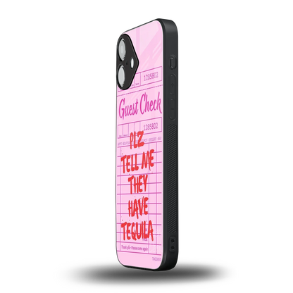 Tequila Hunt iphone 16 plus mobile cover | shockproof glass phone case