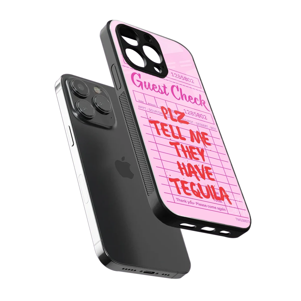 Tequila Hunt sleek iphone 16 pro max cover with tempered glass back and TPU edges