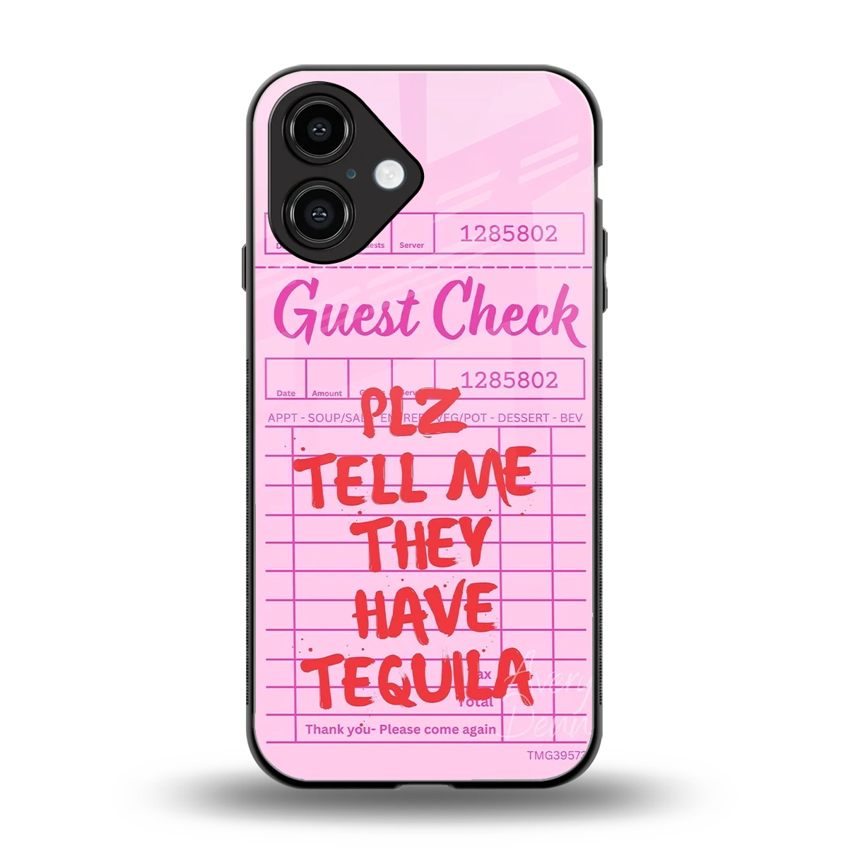 Tequila Hunt back phone cover | glass case for iphone 16