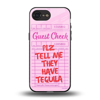 Tequila Hunt back phone cover | glass case for iphone 16e