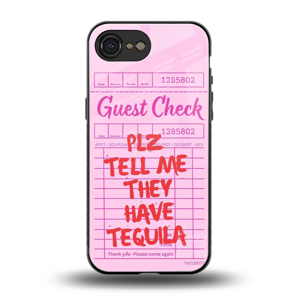 Tequila Hunt back phone cover | glass case for iphone 17e