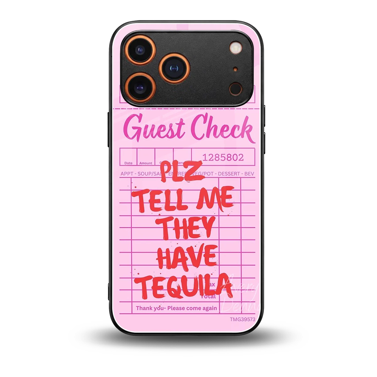 Tequila Hunt back phone cover | glass case for iphone 17 pro
