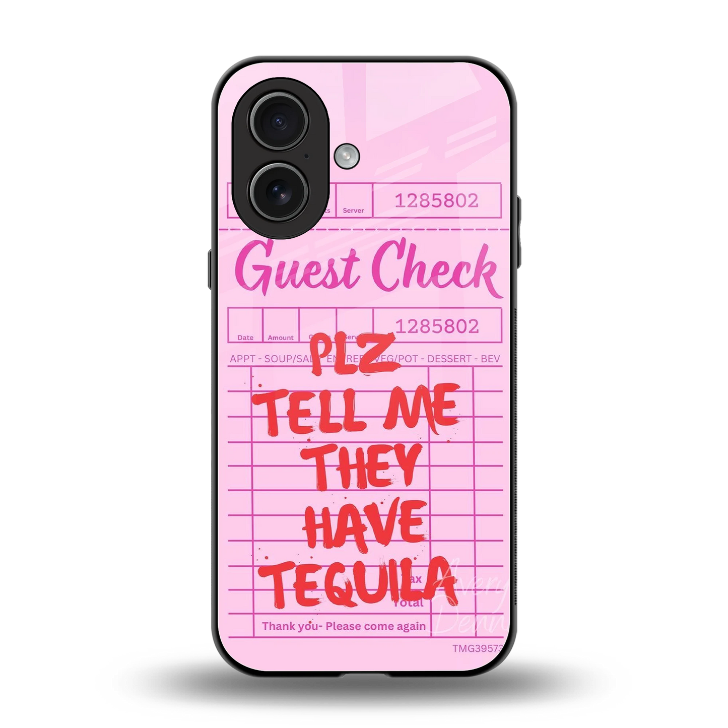 Tequila Hunt back phone cover | glass case for iphone 17