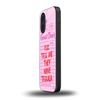 Tequila Hunt iphone 17 mobile cover | shockproof glass phone case