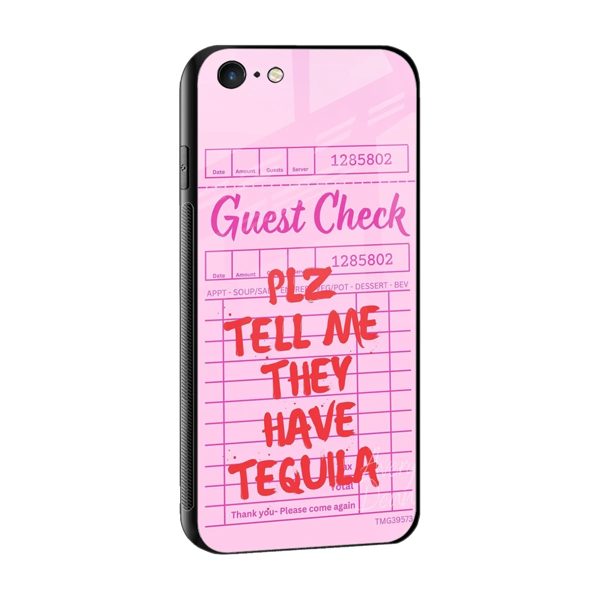 Tequila Hunt sleek iphone 6 cover with tempered glass back and TPU edges