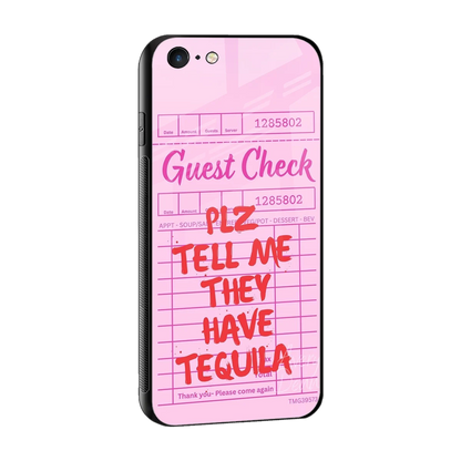 Tequila Hunt sleek iphone 6s plus cover with tempered glass back and TPU edges