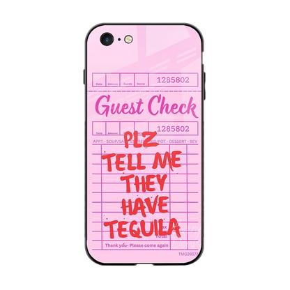 Tequila Hunt back phone cover | glass case for iphone 6s