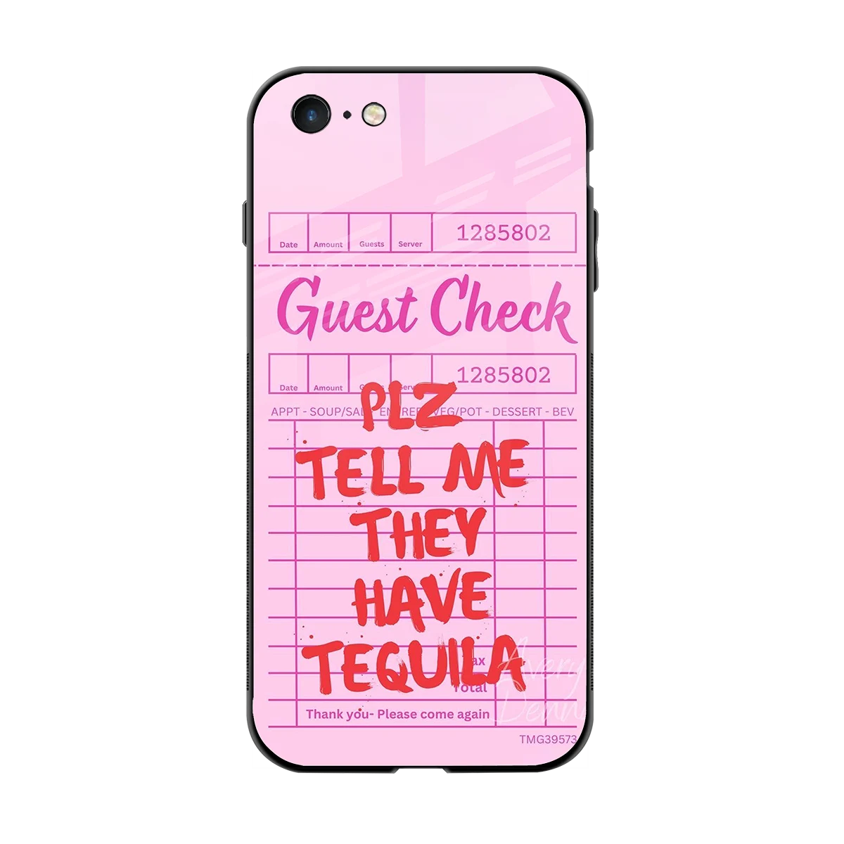 Tequila Hunt back phone cover | glass case for iphone 6s plus