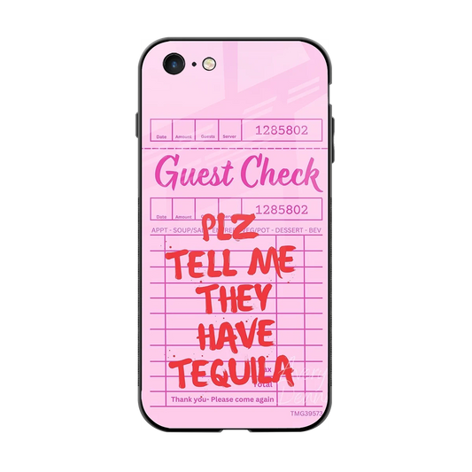 Tequila Hunt back phone cover | glass case for iphone 6s plus