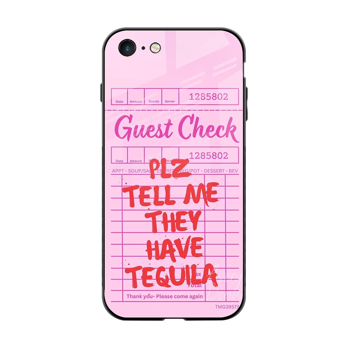 Tequila Hunt back phone cover | glass case for iphone 7