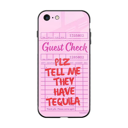 Tequila Hunt back phone cover | glass case for iphone 7