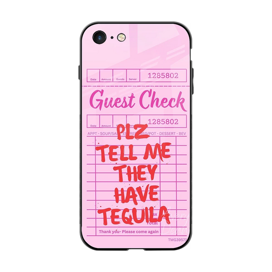 Tequila Hunt back phone cover | glass case for iphone 7