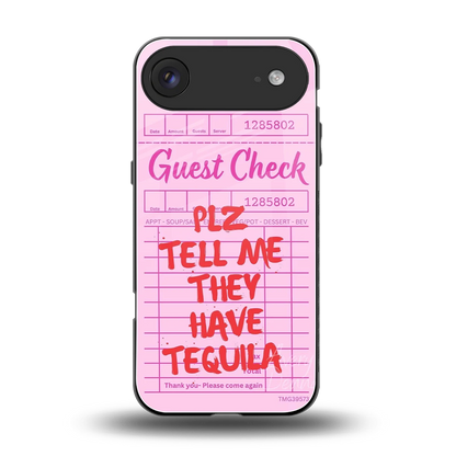 Tequila Hunt back phone cover | glass case for iphone air