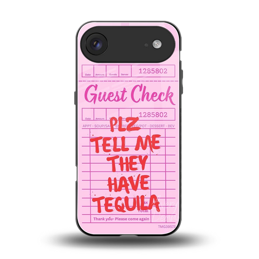 Tequila Hunt back phone cover | glass case for iphone air