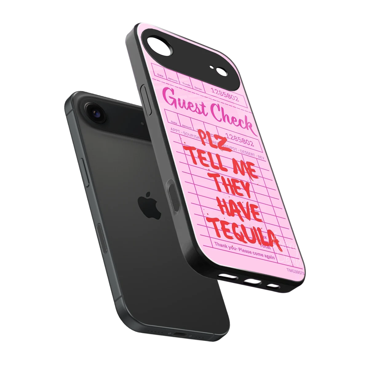 Tequila Hunt sleek iphone air cover with tempered glass back and TPU edges