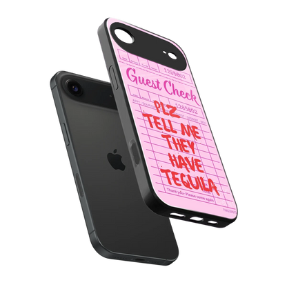 Tequila Hunt sleek iphone air cover with tempered glass back and TPU edges