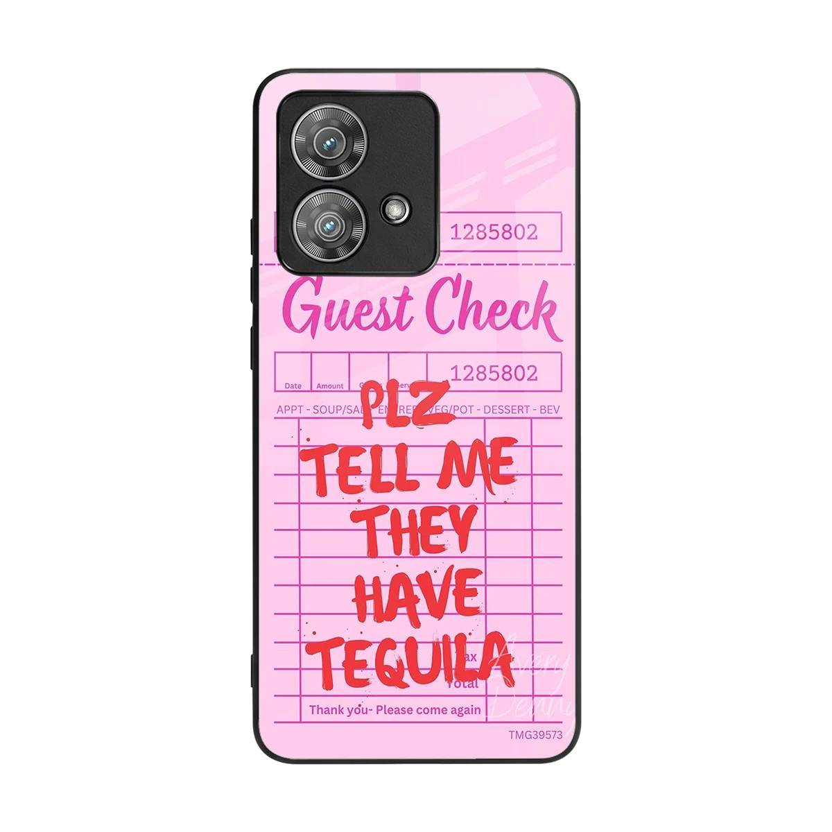 Tequila Hunt back phone cover | glass case for motorola edge 40 neo 5g