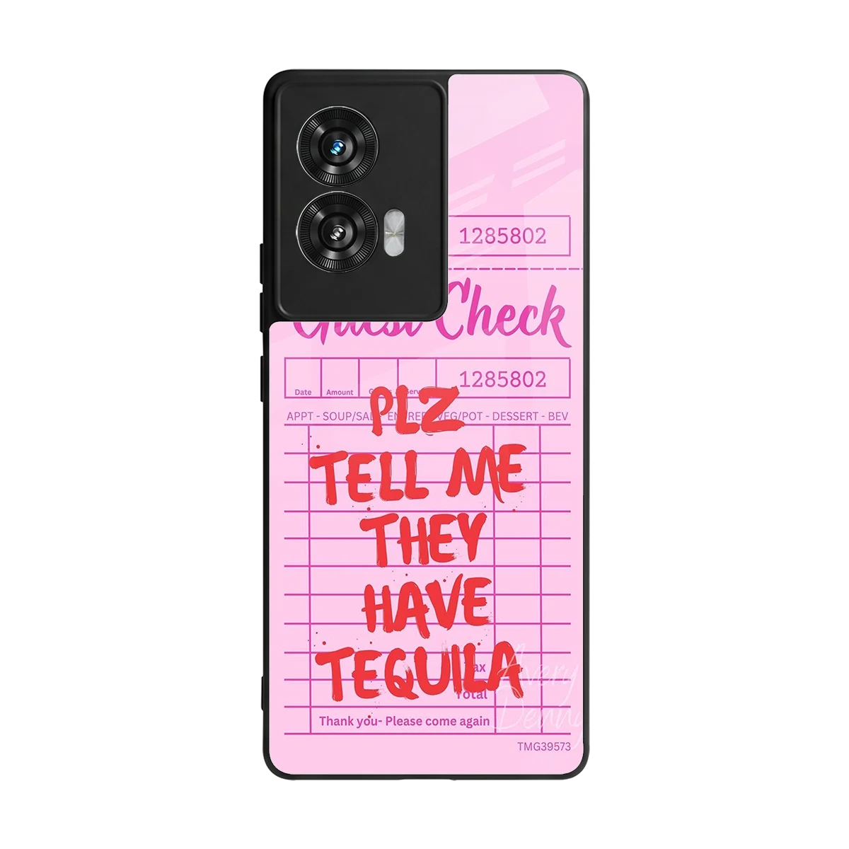 Tequila Hunt back phone cover | glass case for motorola edge 50 fusion