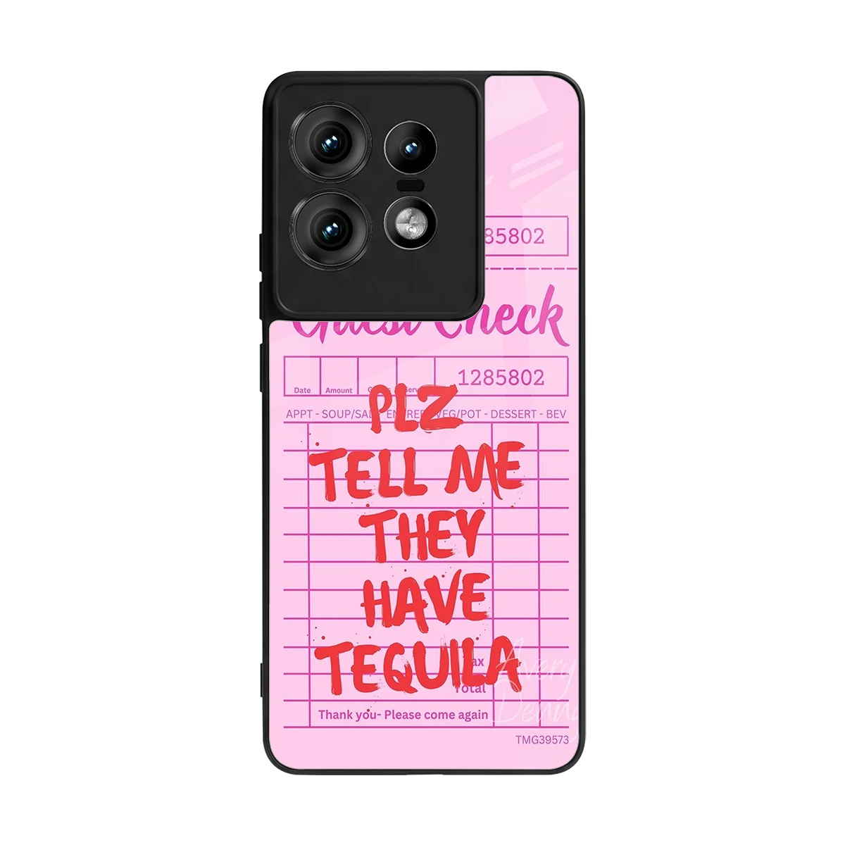 Tequila Hunt back phone cover | glass case for motorola edge 50 pro