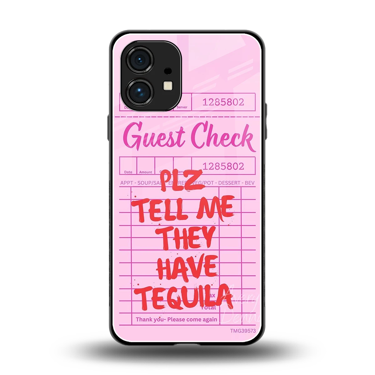 Tequila Hunt back phone cover | glass case for nothing phone 1