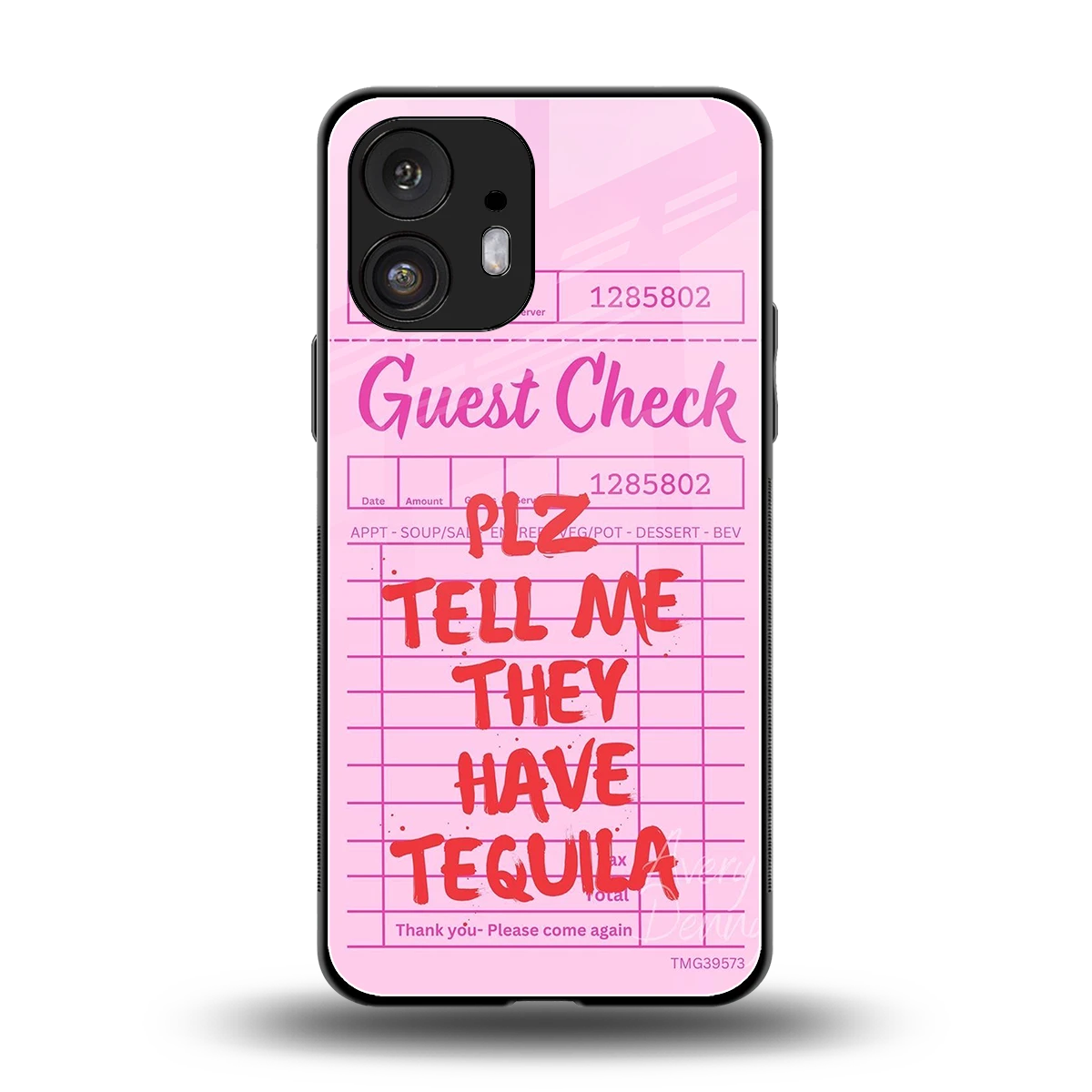 Tequila Hunt back phone cover | glass case for nothing phone 2