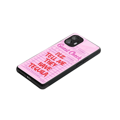 Tequila Hunt stylish phone case for nothing phone 2 | glossy glass and slim fit