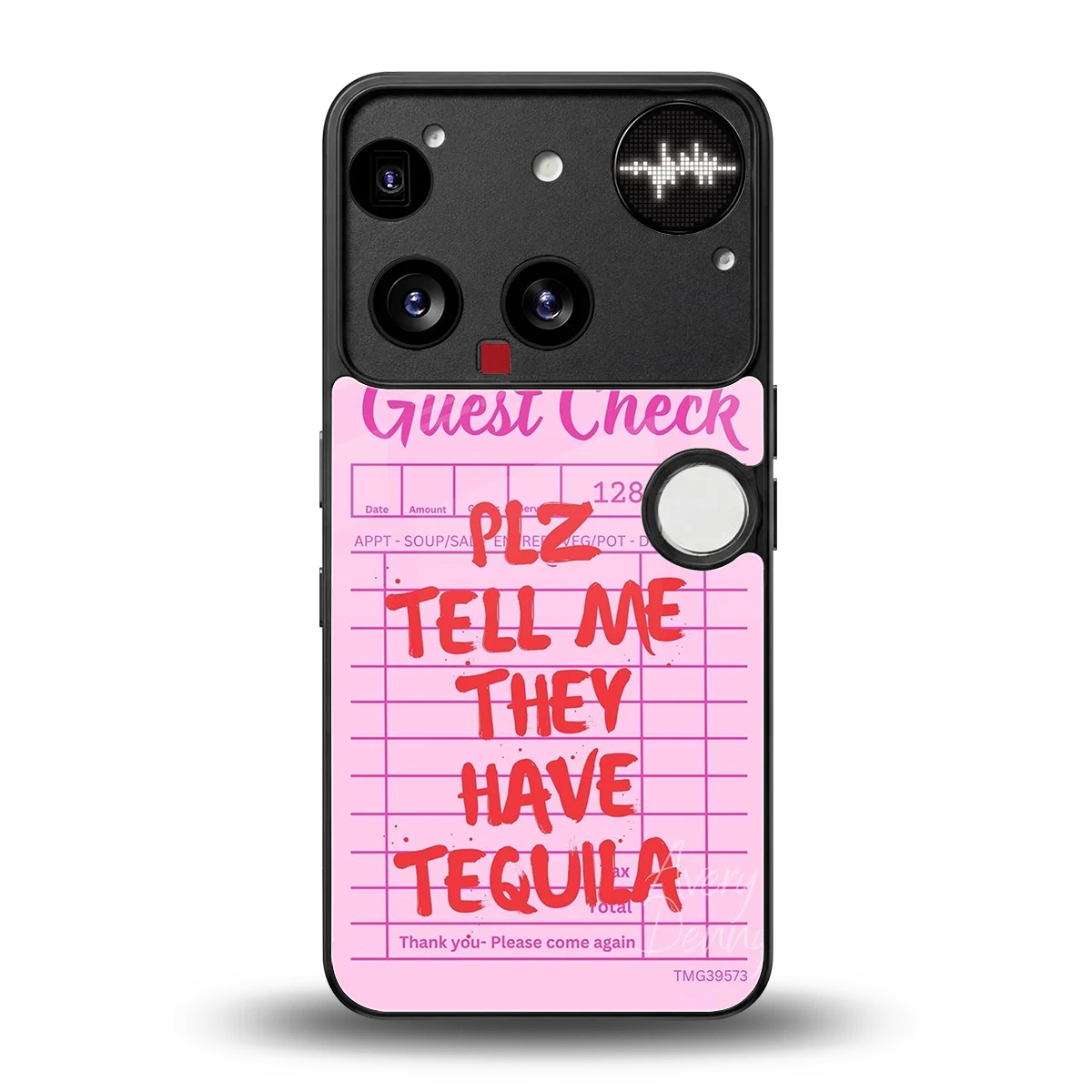 Tequila Hunt back phone cover | glass case for nothing phone 3