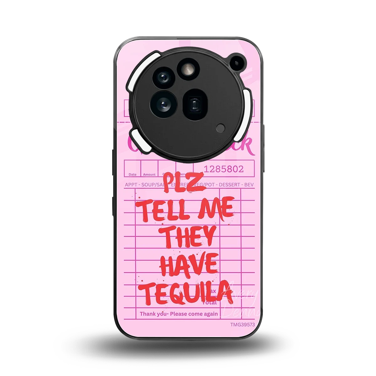 Tequila Hunt back phone cover | glass case for nothing phone 3a pro