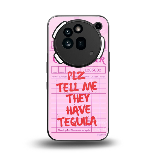 Tequila Hunt back phone cover | glass case for nothing phone 3a pro
