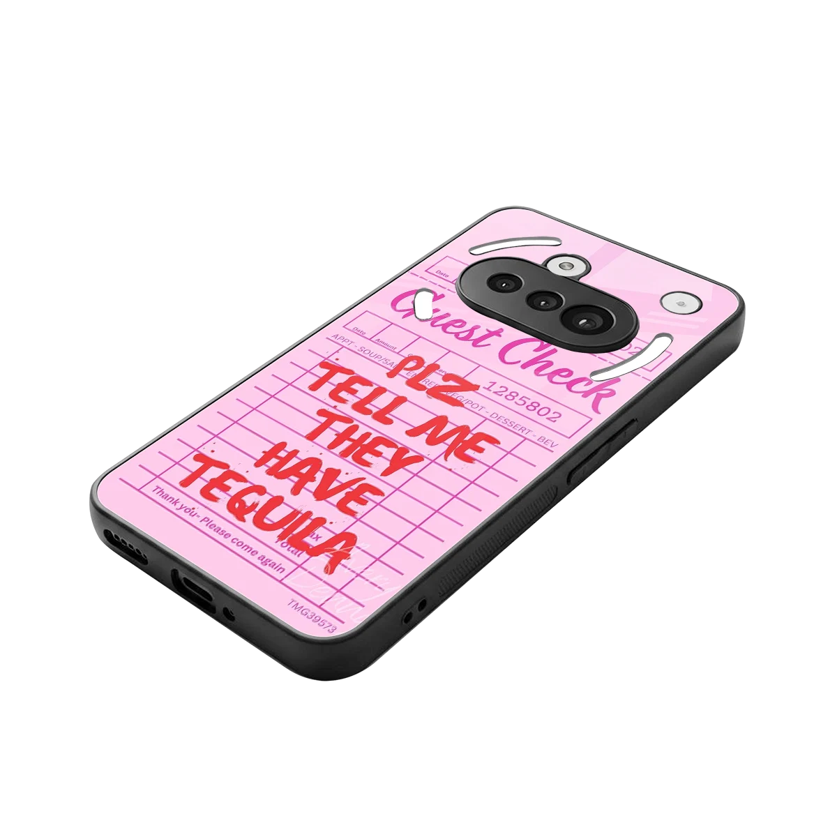 Tequila Hunt stylish phone case for nothing phone 3a | glossy glass and slim fit