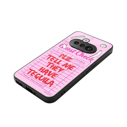 Tequila Hunt stylish phone case for nothing phone 3a | glossy glass and slim fit