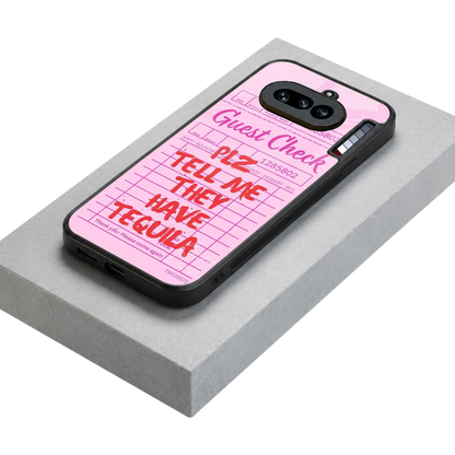Tequila Hunt stylish phone case for nothing phone 4a | glossy glass and slim fit