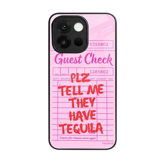 Tequila Hunt back phone cover | glass case for oneplus 13s
