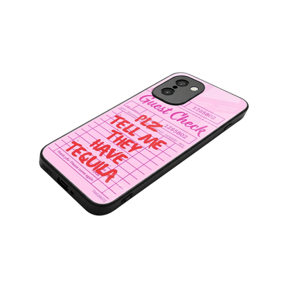 Tequila Hunt stylish phone case for oneplus 15r | glossy glass and slim fit