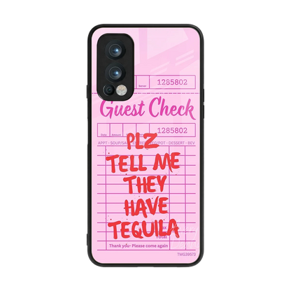 Tequila Hunt back phone cover | glass case for oneplus nord 2