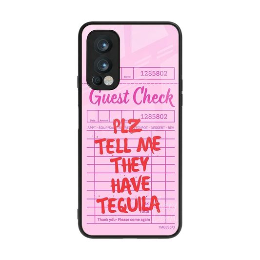 Tequila Hunt back phone cover | glass case for oneplus nord 2