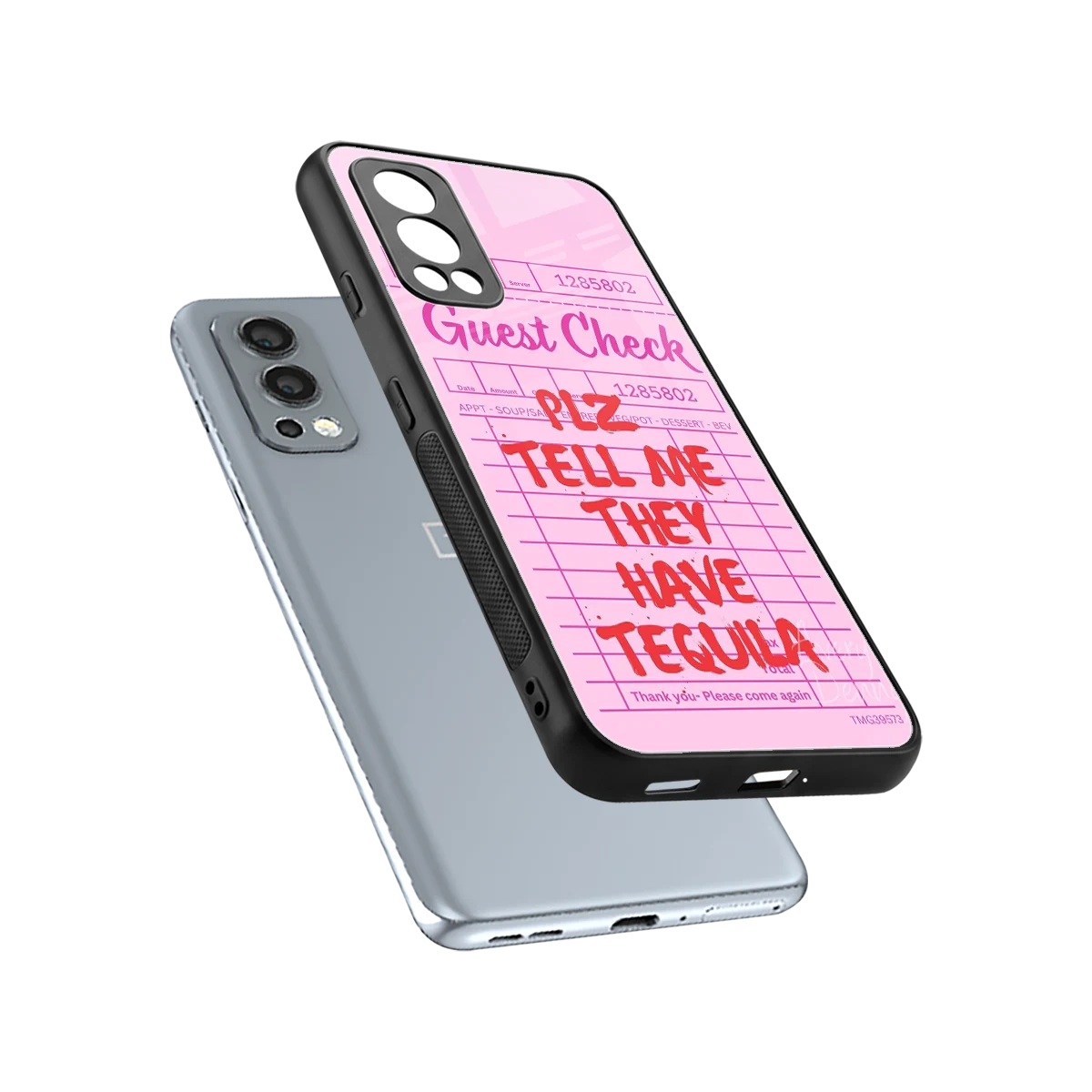Tequila Hunt sleek oneplus nord 2 cover with tempered glass back and TPU edges