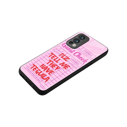 Tequila Hunt stylish phone case for oneplus nord 2 | glossy glass and slim fit