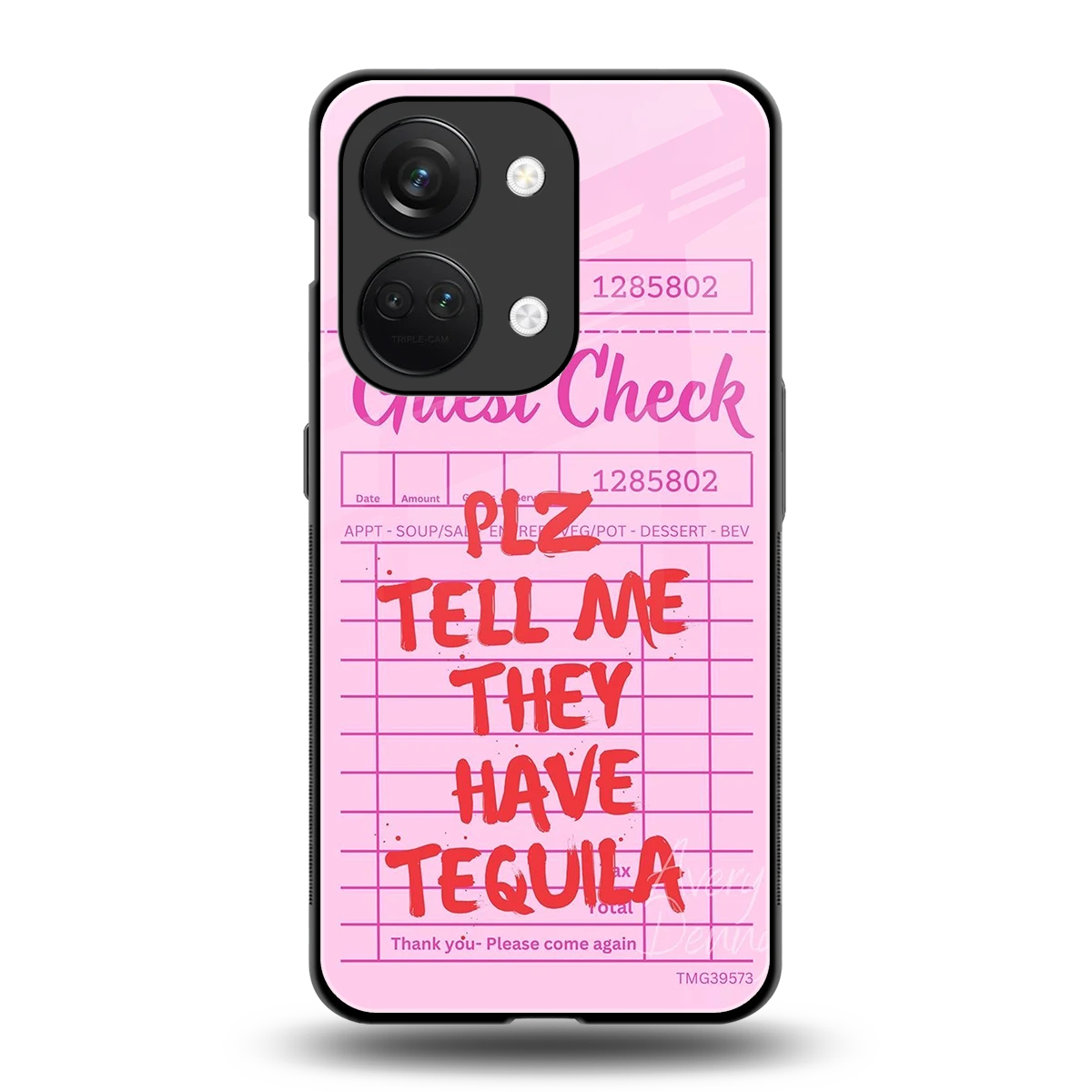 Tequila Hunt back phone cover | glass case for oneplus nord 3