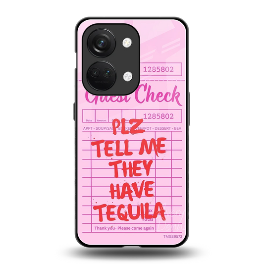 Tequila Hunt back phone cover | glass case for oneplus nord 3