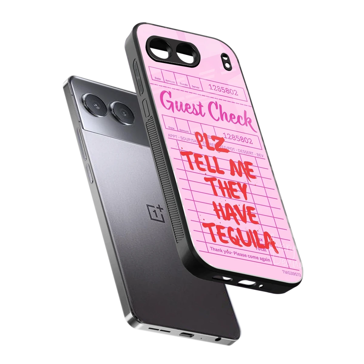 Tequila Hunt sleek oneplus nord 4 cover with tempered glass back and TPU edges