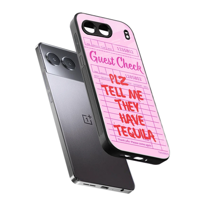 Tequila Hunt sleek oneplus nord 4 cover with tempered glass back and TPU edges