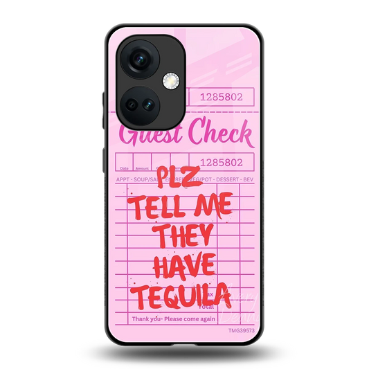 Tequila Hunt back phone cover | glass case for oneplus nord ce 3