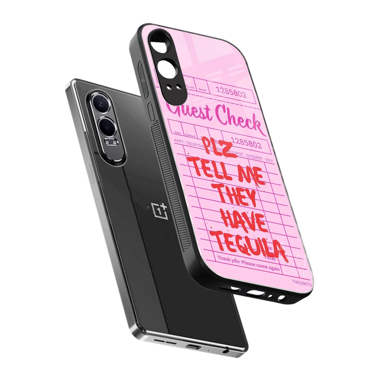 Tequila Hunt sleek oneplus nord ce 4 lite cover with tempered glass back and TPU edges